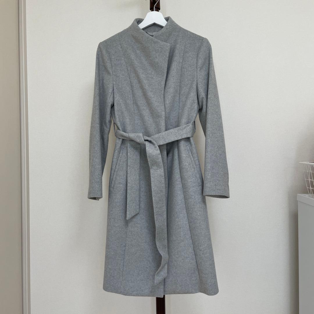 UNTITLED グレー ダブルブレストコート サイズ2