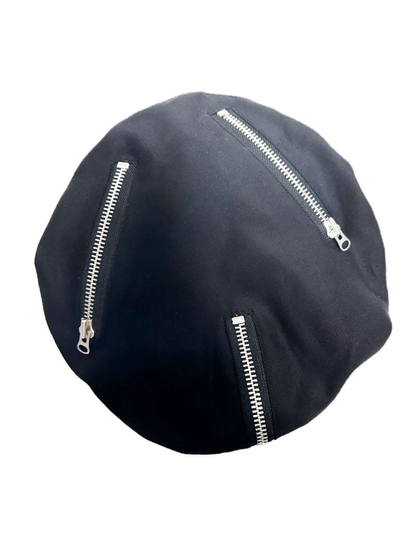 UNFINISHED ビッグファスナーダウンベレー帽25053