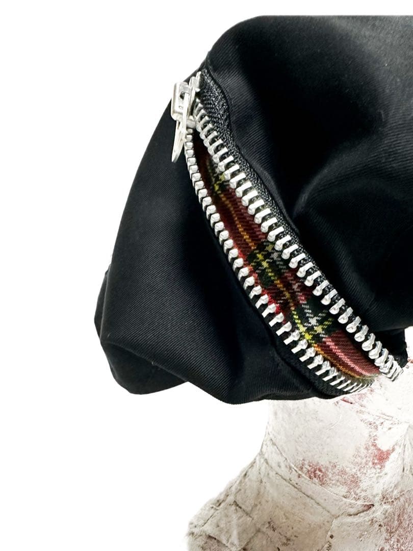 UNFINISHED ビッグファスナーダウンベレー帽25053