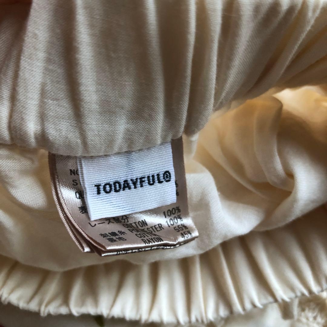 TODAYFUL エンブロイダリーパッチワークトラウザーズ