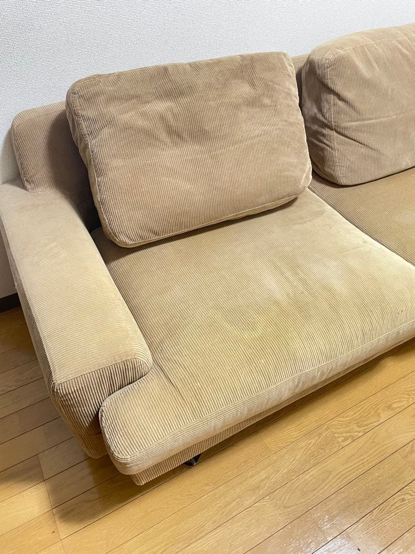 unico GREIG カバーリングソファ 3シーター