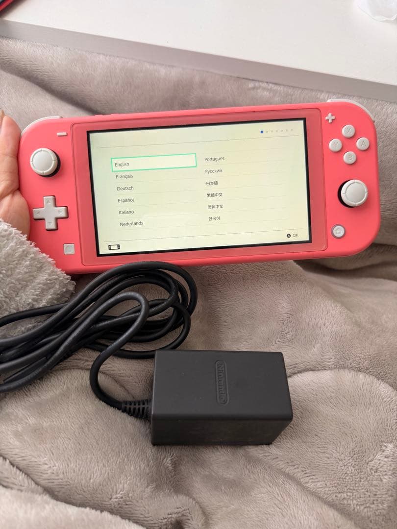 美品 Nintendo Switch Lite ピンク 本体 動作確認済