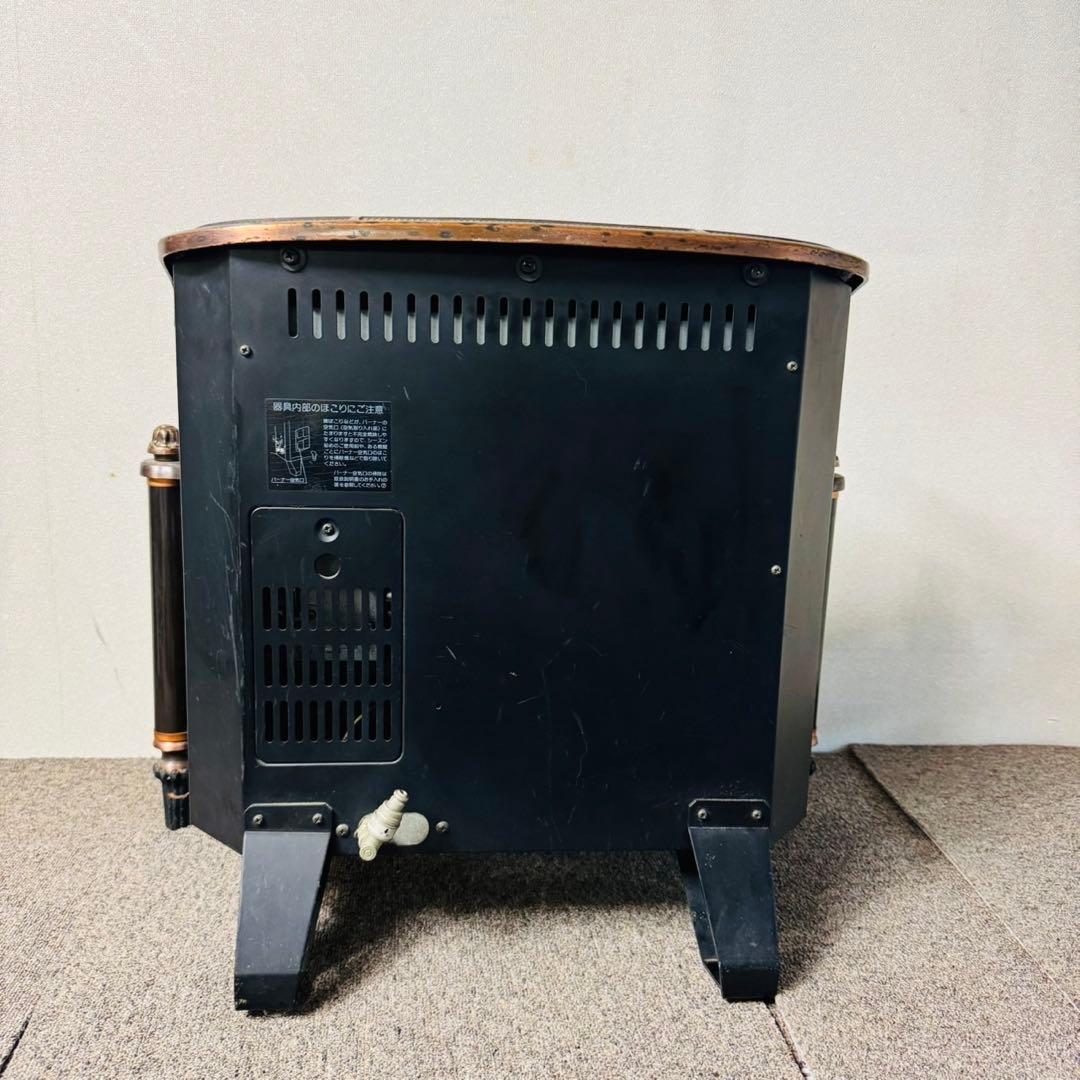 C41アンティーク品✨リンナイ ガスストーブ 都市ガス用 暖炉型 インテリア