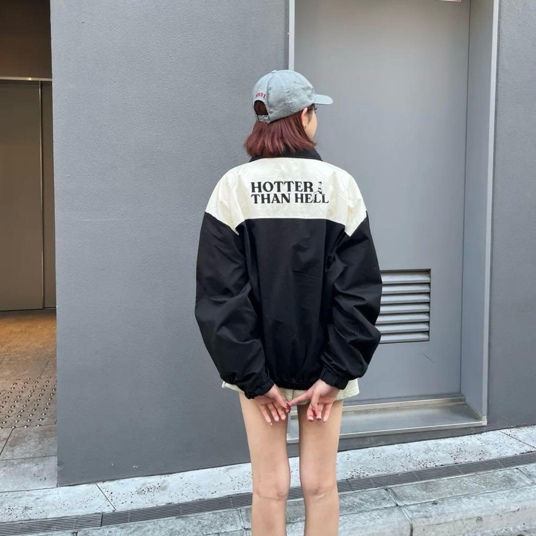 HTH バイカラーブルゾンジャケット スィングトップ