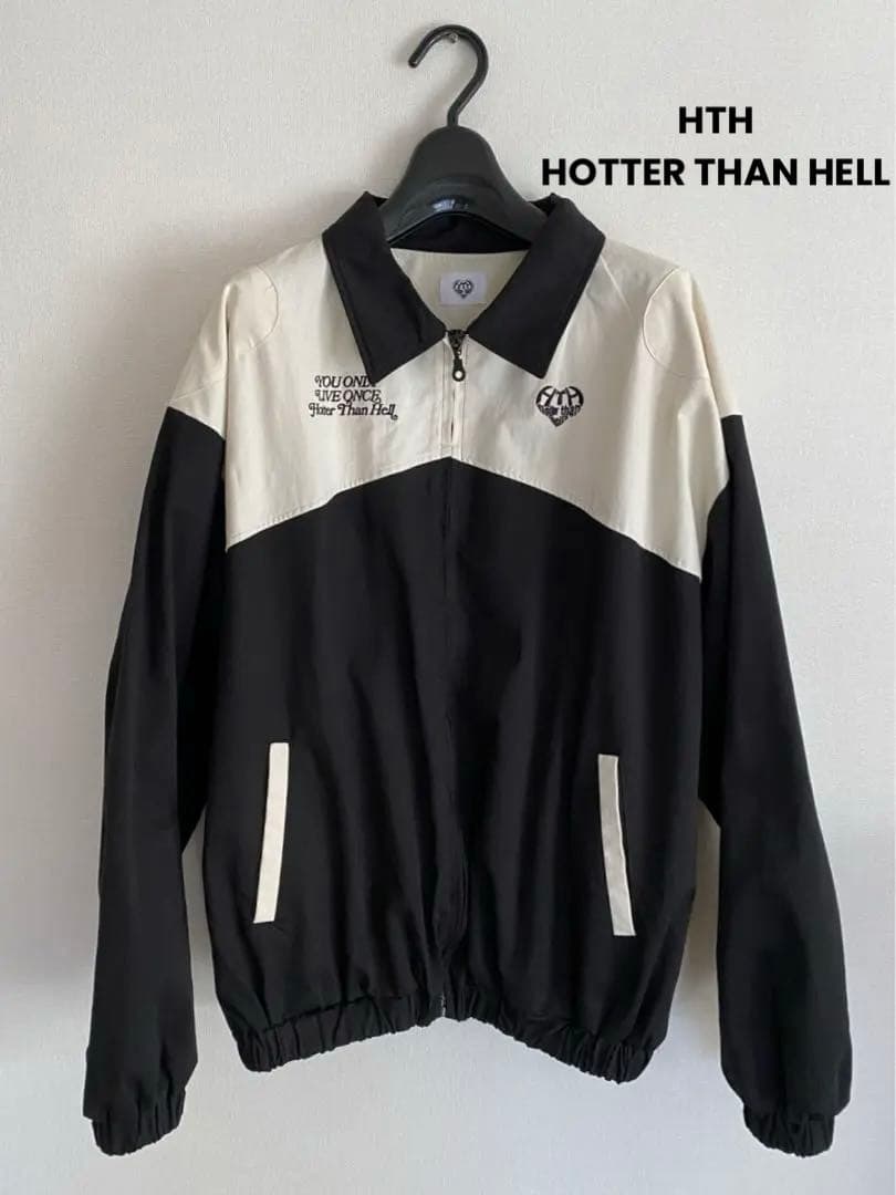 HTH バイカラーブルゾンジャケット スィングトップ