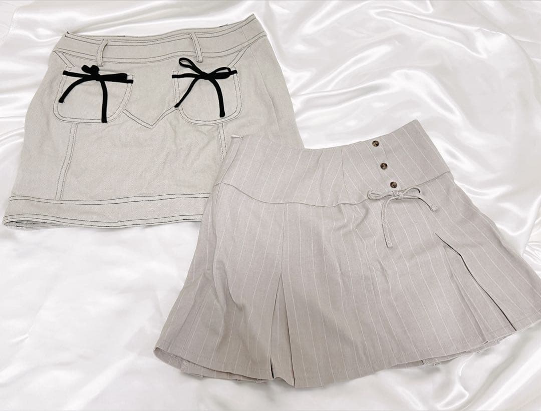 【値引き期間限定2点セット‼️】andmary アンドマリー　スカート