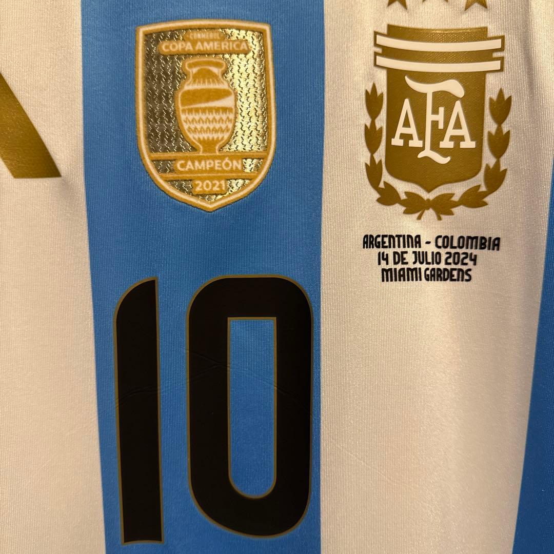 【新品未使用】 24-25 アルゼンチン メッシ コパアメリカ ユニフォーム
