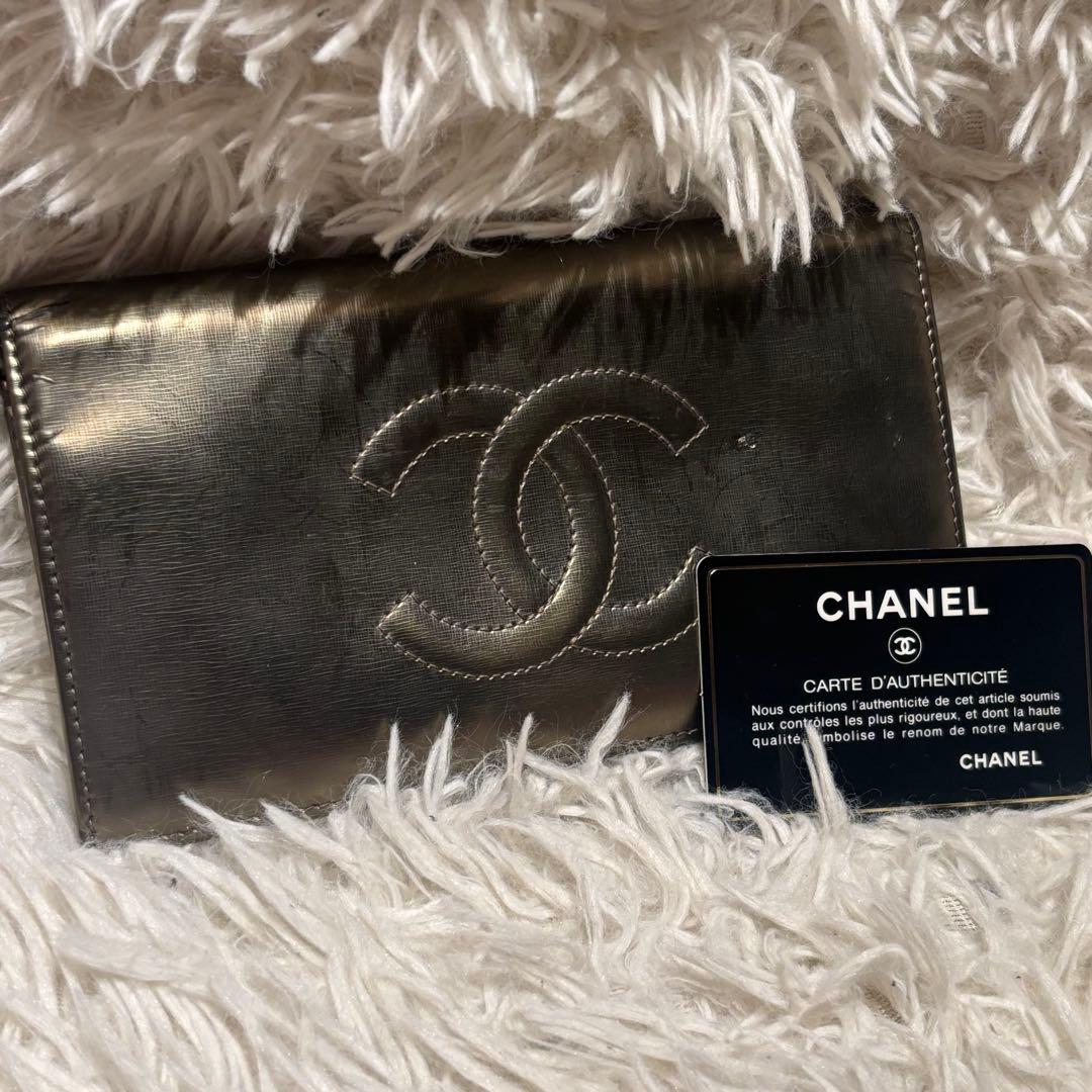 シャネル CHANEL ココマーク 二つ折り 長財布