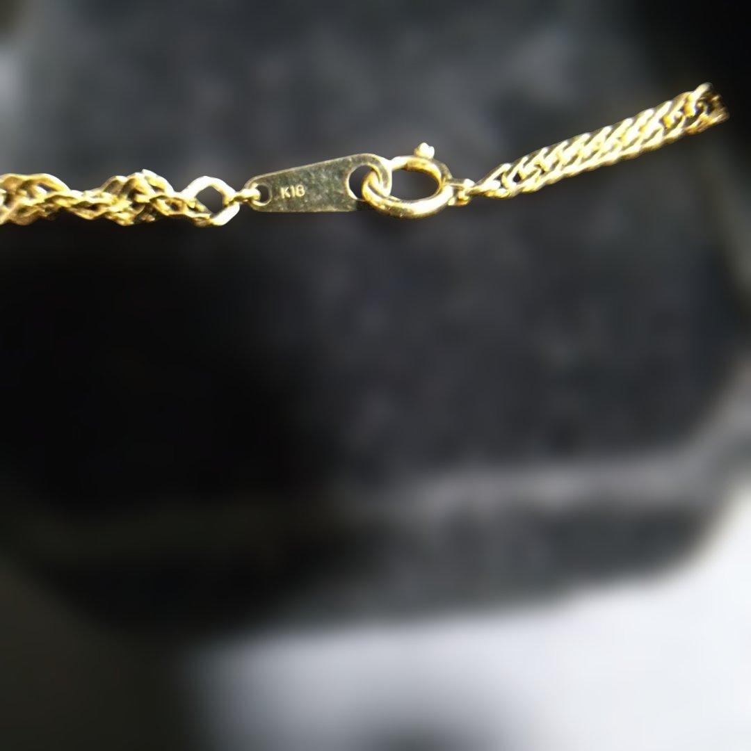 造幣局　K18　750　スクリューネックレス　男女兼用