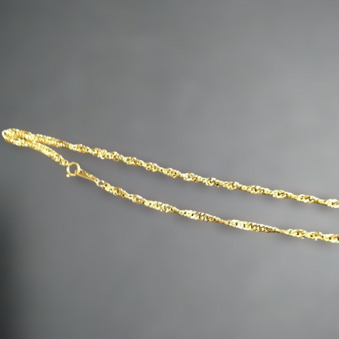 造幣局　K18　750　スクリューネックレス　男女兼用