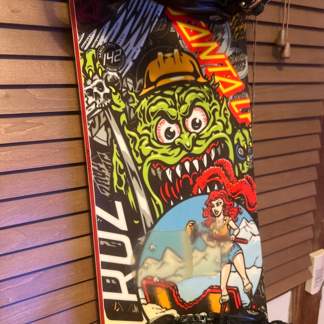Santa Cruz スノーボード 142cm サンタクルーズ バインディング
