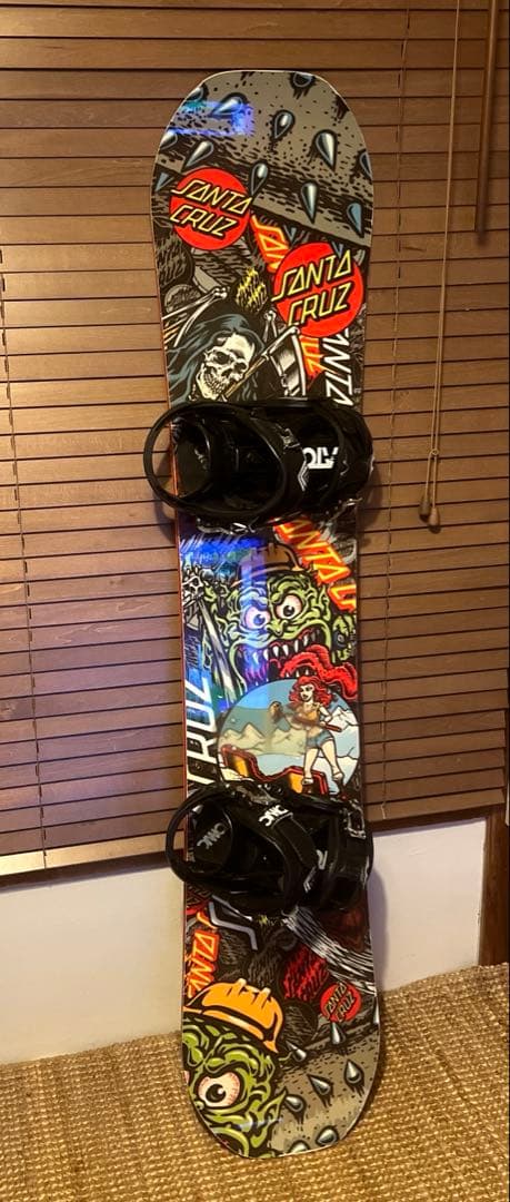 Santa Cruz スノーボード 142cm サンタクルーズ バインディング