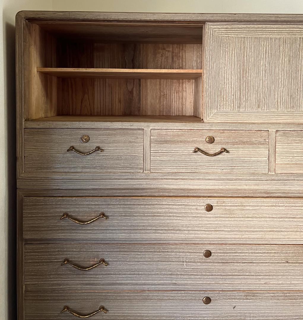 ☆総桐箪笥 ☆飾り金具☆和箪笥 ☆整理タンス ☆ビンテージ品 　✩送料込み