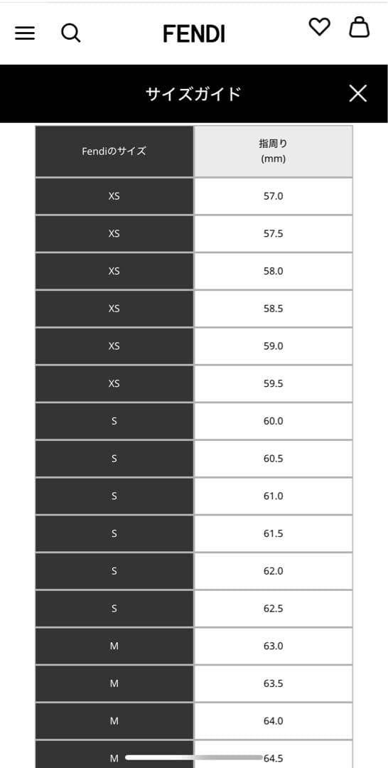 FENDI リング