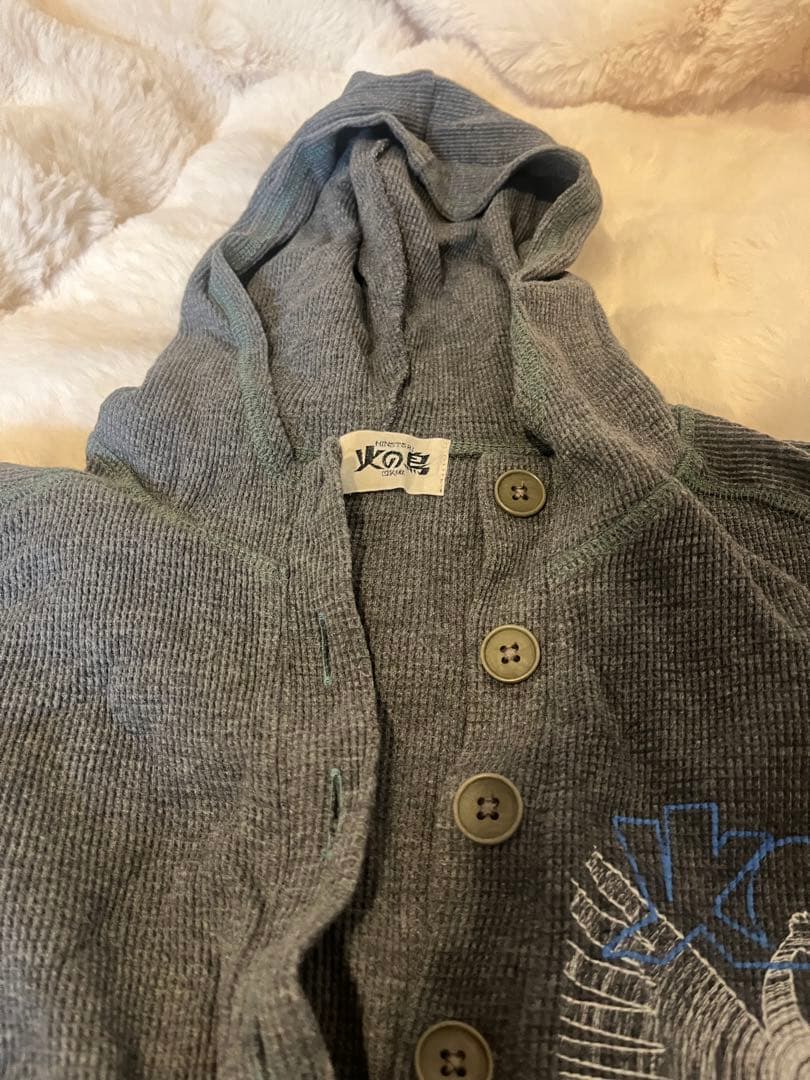 【office kiko】火の鳥 BUTTON-DOWN HOODIE