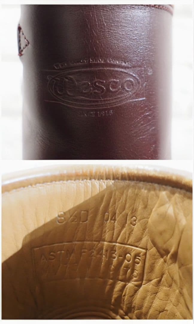 WESCO ウエスコ BOSS スチールトゥ エンジニアブーツ 81/2D 茶