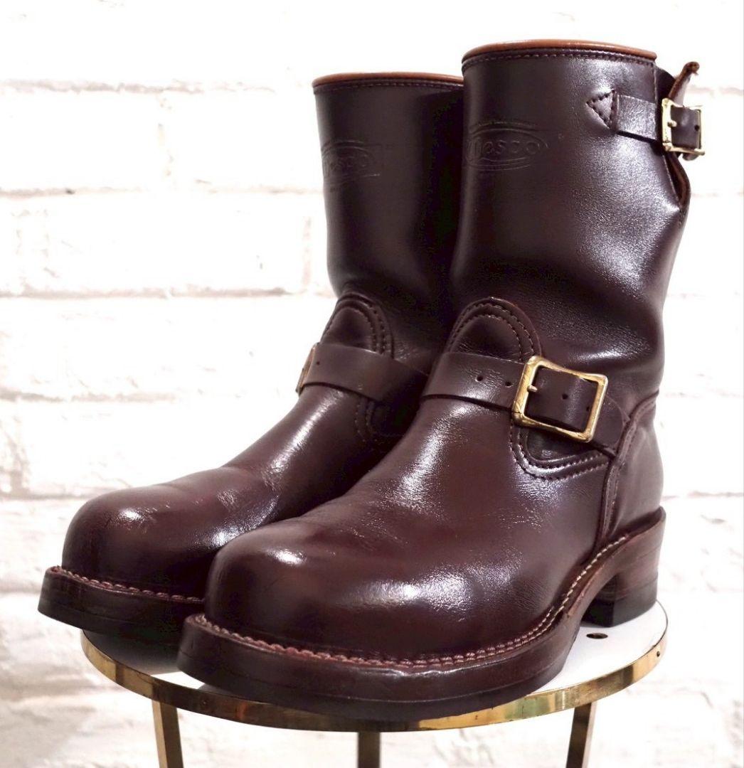WESCO ウエスコ BOSS スチールトゥ エンジニアブーツ 81/2D 茶