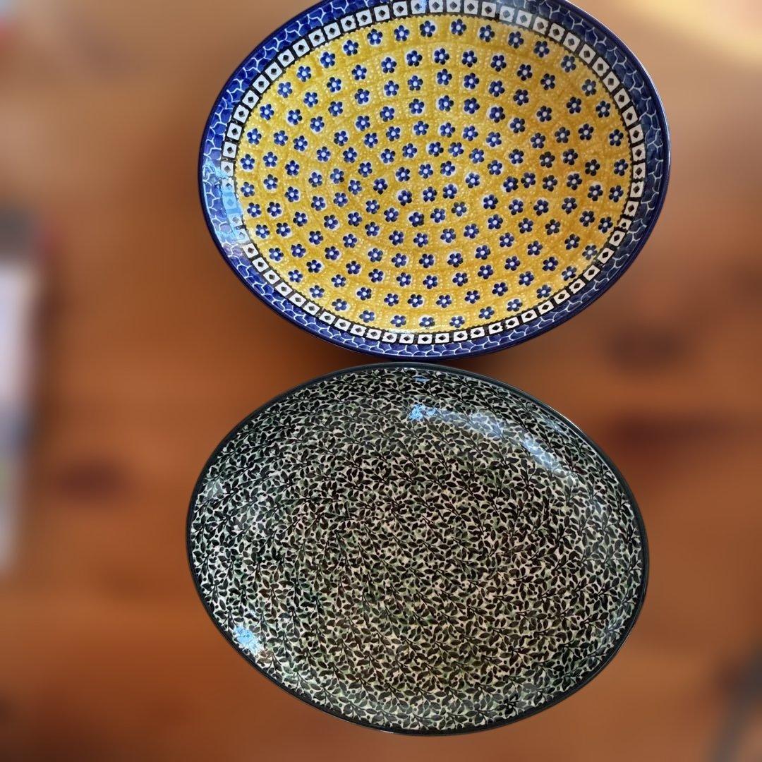 CERAMIKA オーバルプレート2枚セット