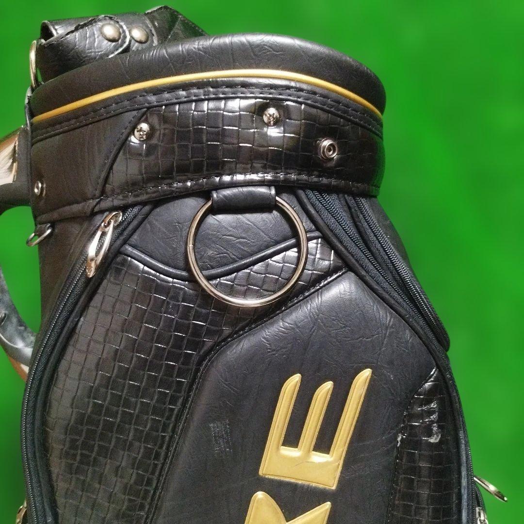 GLOIRE ゴルフキャディバッグ ブラック