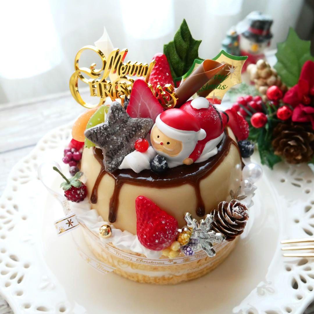 【RAMஐ*゜様】フェイクスイーツ◆X'masプリントルテ◆リアルサイズケーキ◆