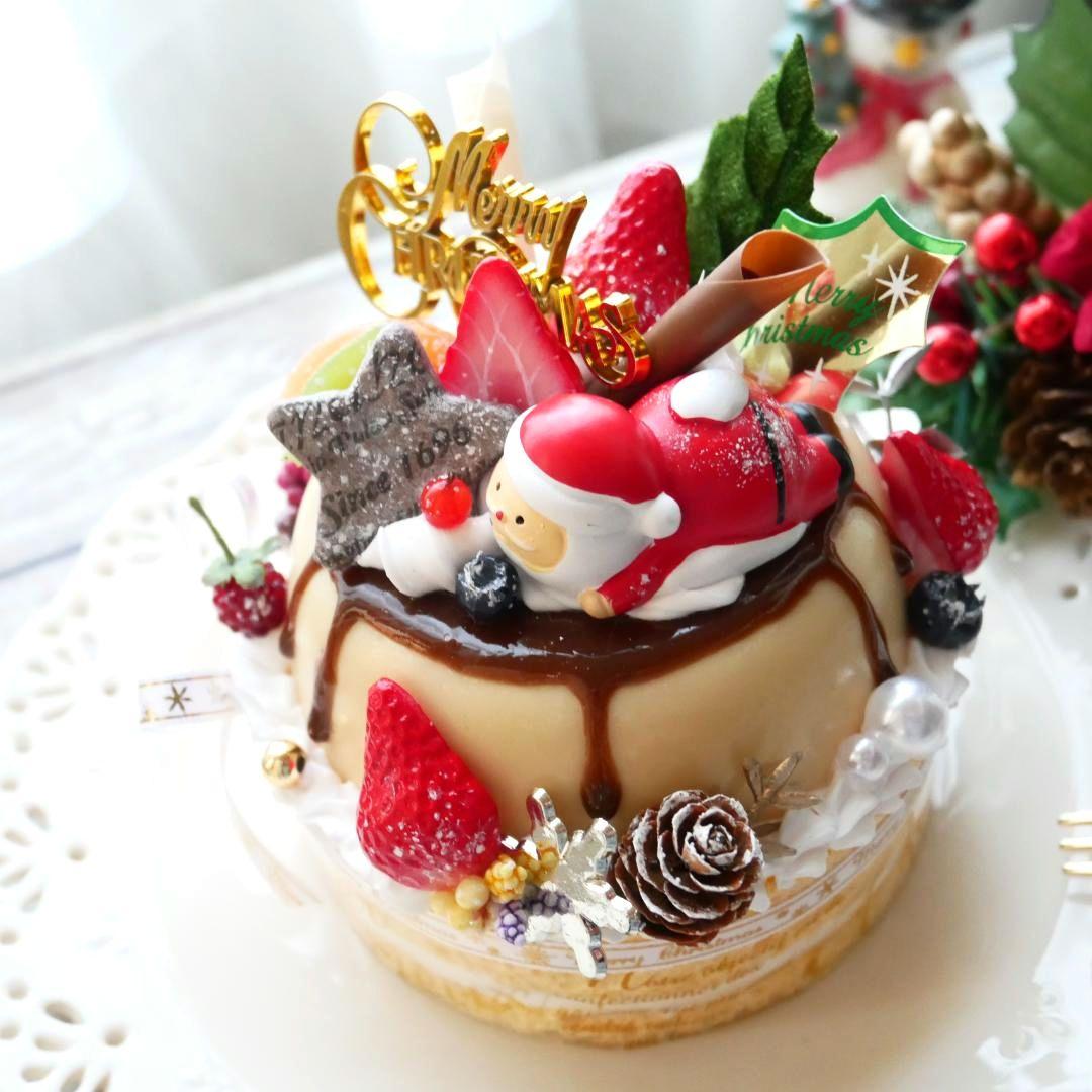 【RAMஐ*゜様】フェイクスイーツ◆X'masプリントルテ◆リアルサイズケーキ◆