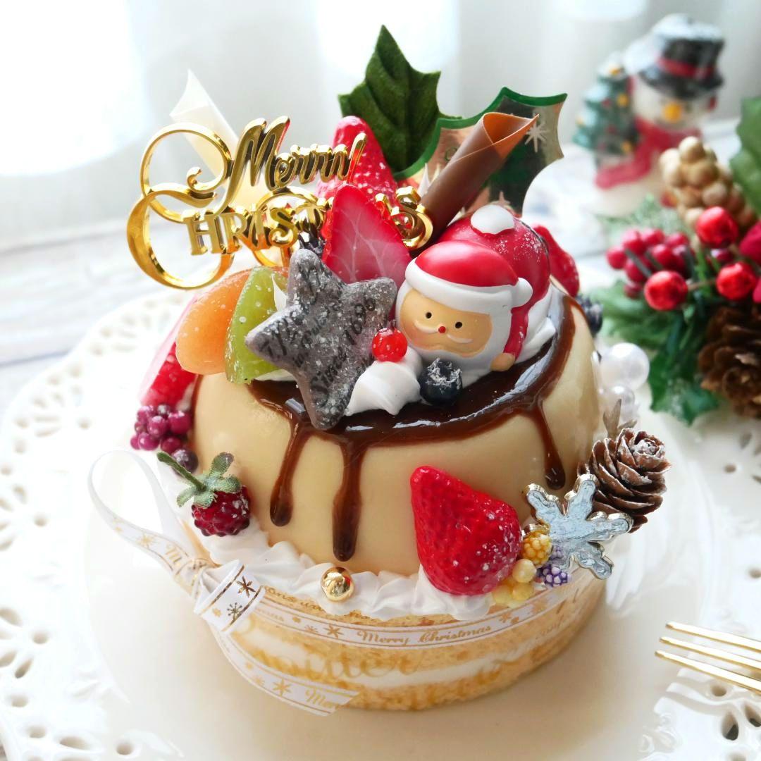 【RAMஐ*゜様】フェイクスイーツ◆X'masプリントルテ◆リアルサイズケーキ◆