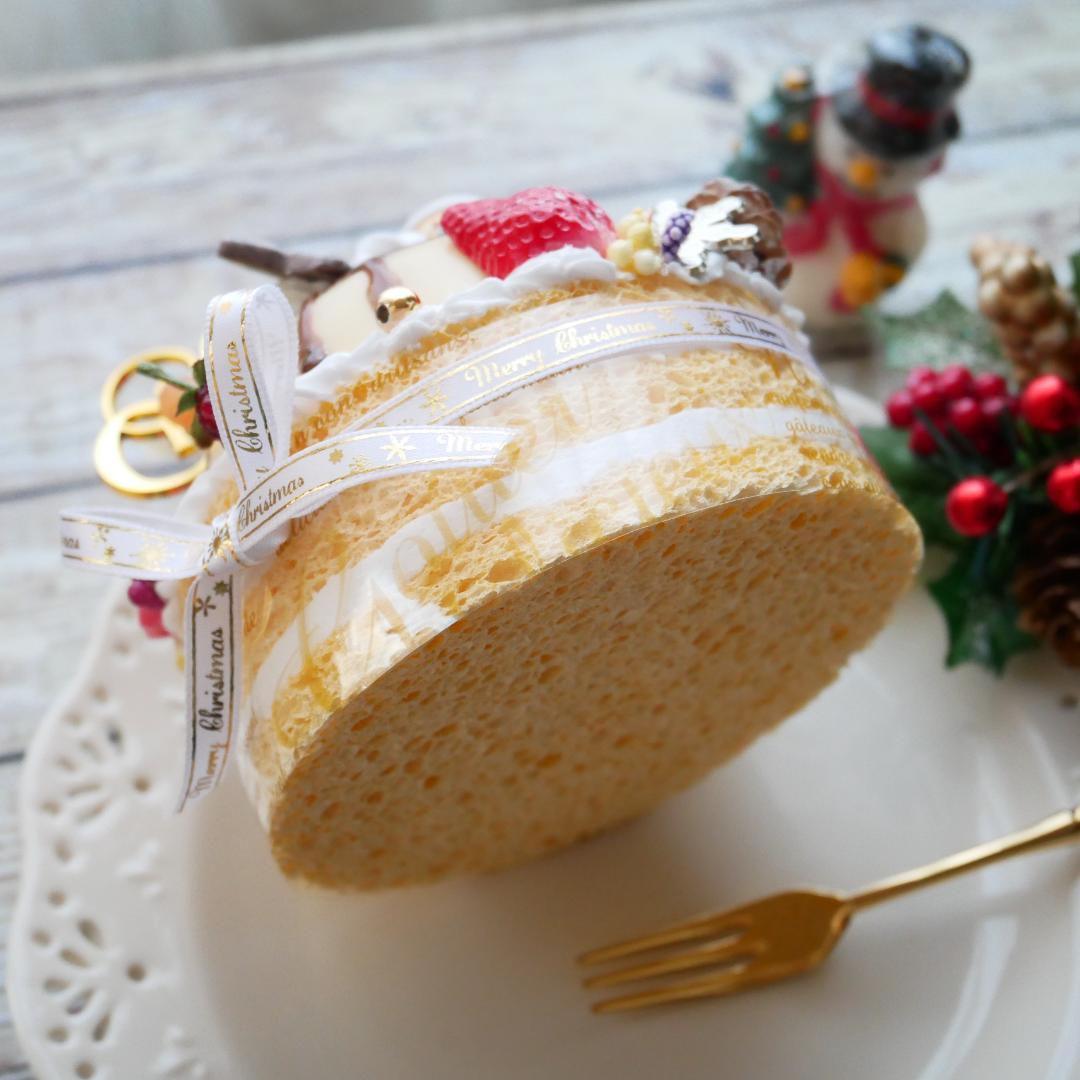 【RAMஐ*゜様】フェイクスイーツ◆X'masプリントルテ◆リアルサイズケーキ◆