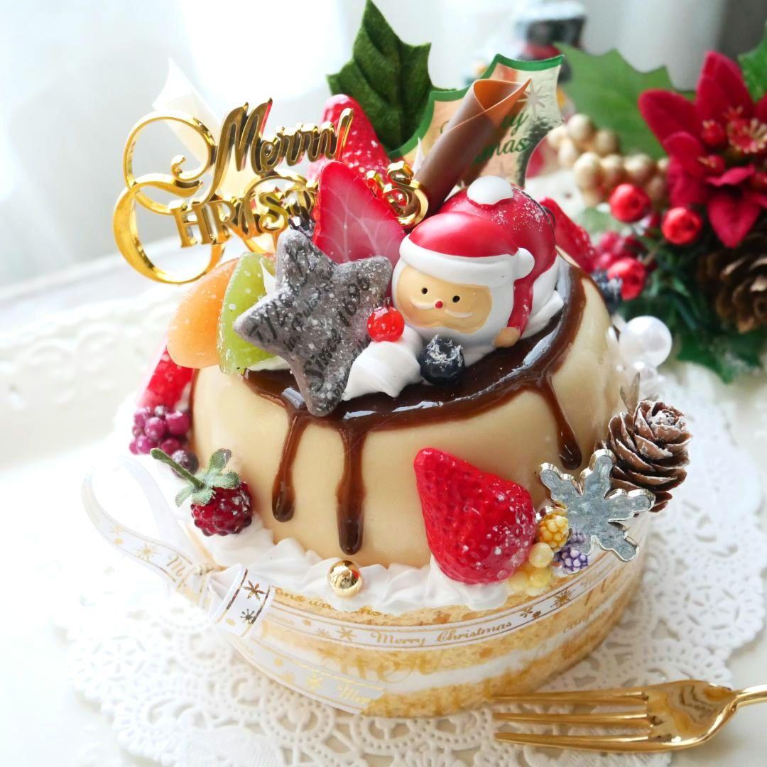 【RAMஐ*゜様】フェイクスイーツ◆X'masプリントルテ◆リアルサイズケーキ◆