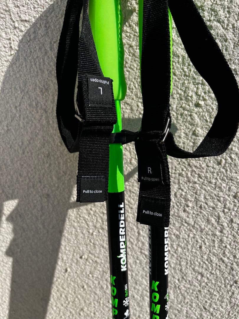 コンパーデル　KOMPERDELL スキー　ストック ポール　競技用125cm