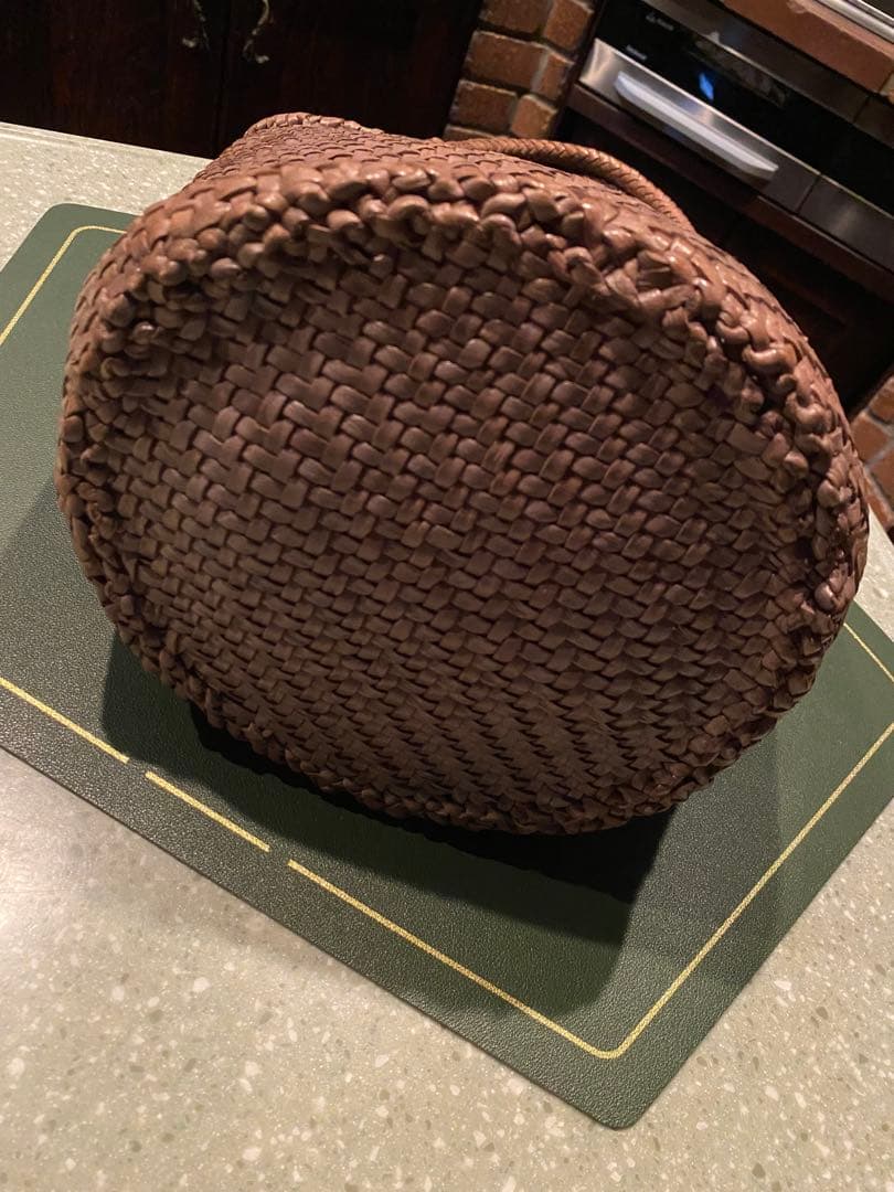 Plantation （プランテーション）皮メッシュバッグ