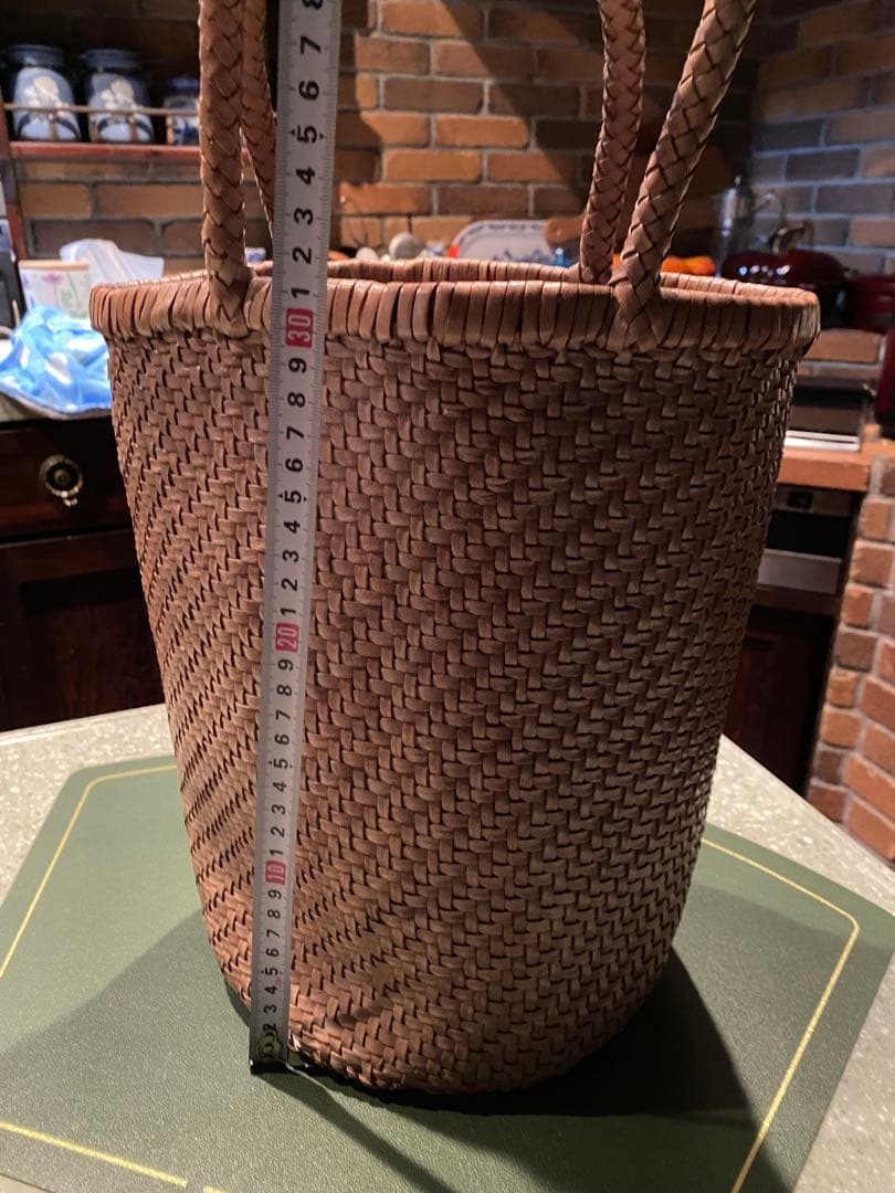 Plantation （プランテーション）皮メッシュバッグ