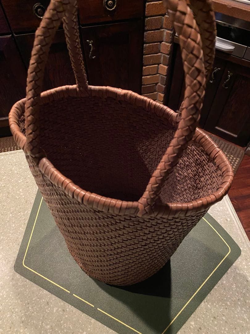 Plantation （プランテーション）皮メッシュバッグ