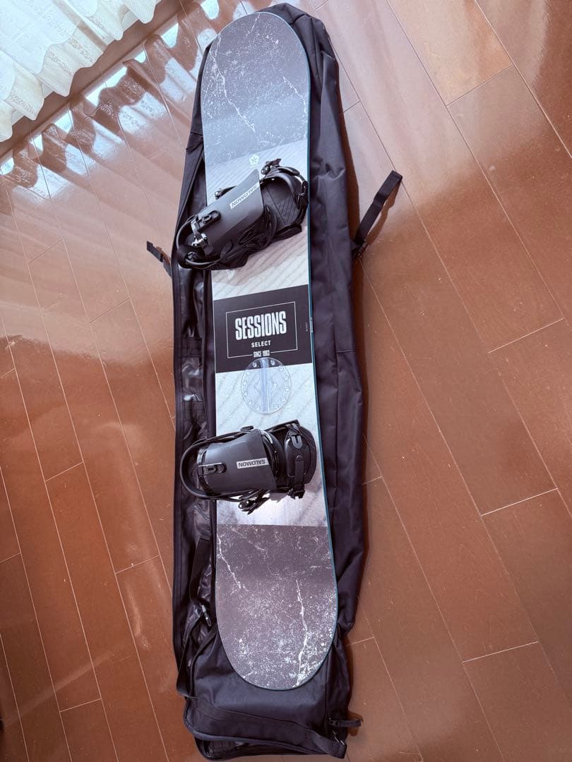 SESSIONS SELECT スノーボード SALOMONビンディングセット