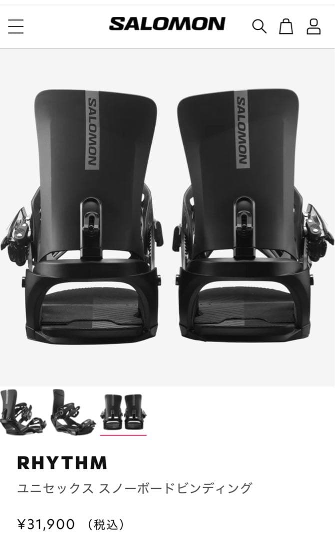 SESSIONS SELECT スノーボード SALOMONビンディングセット