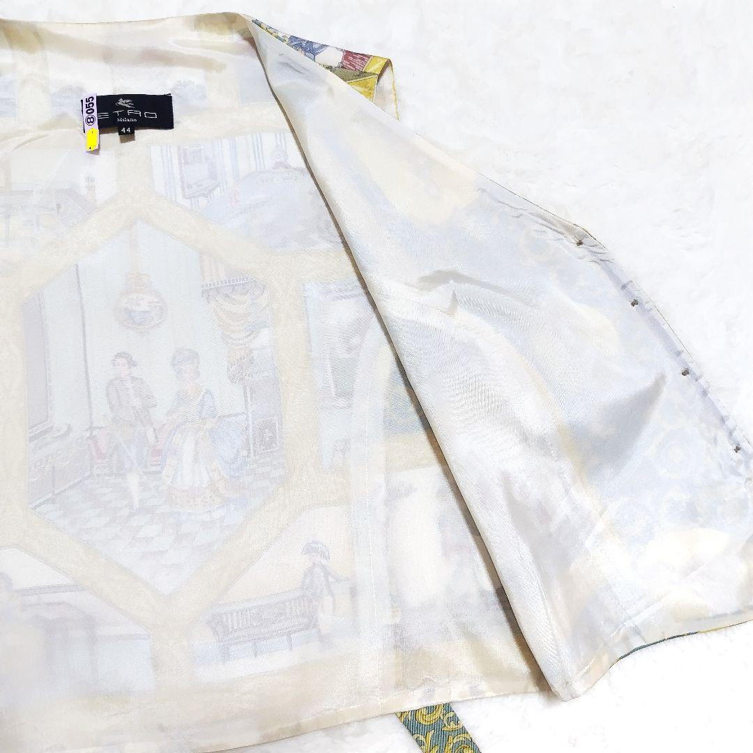 ✨️クリーニング済✨️エトロ ベスト シルク Mサイズ相当