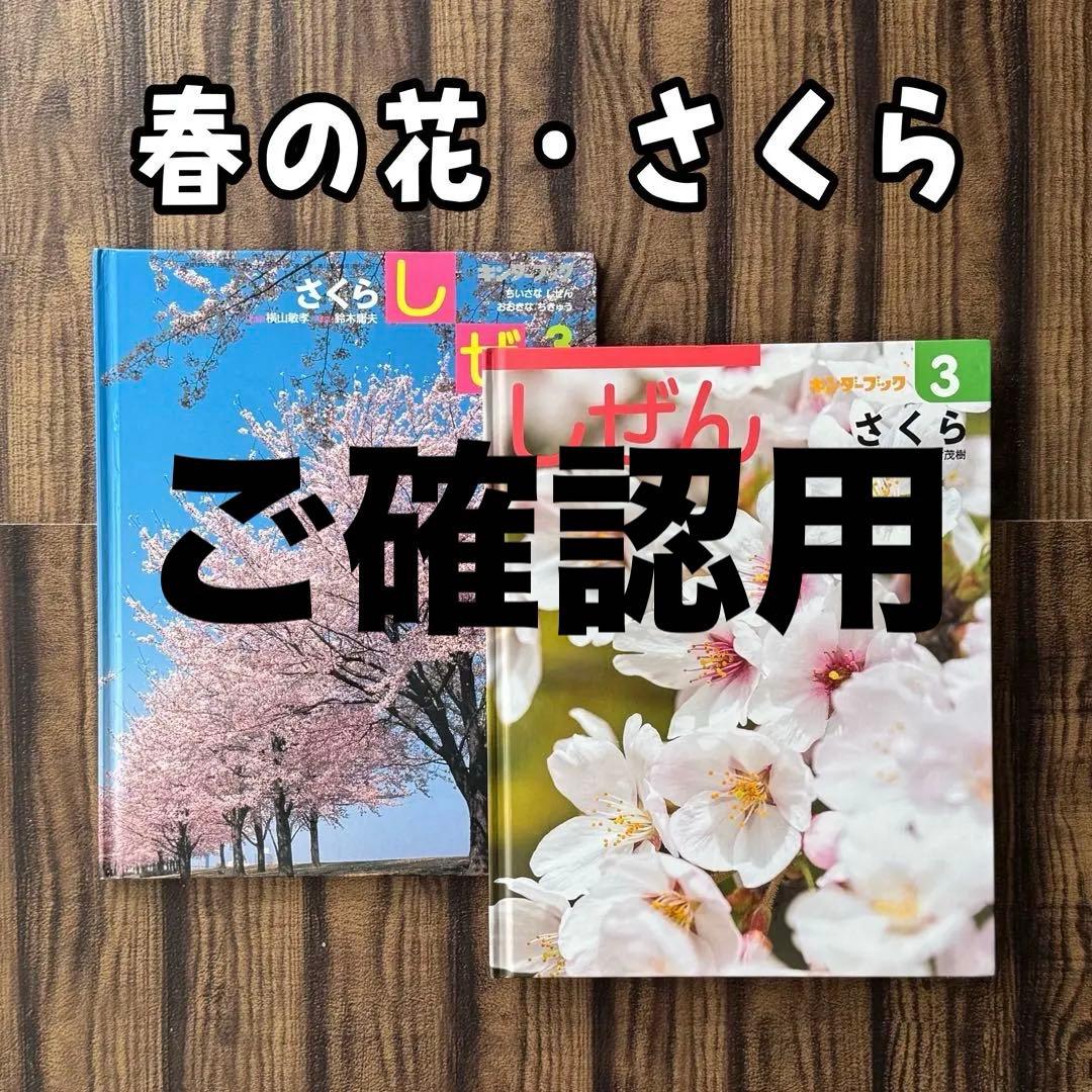 キンダーブックしぜん　さくら　春の花