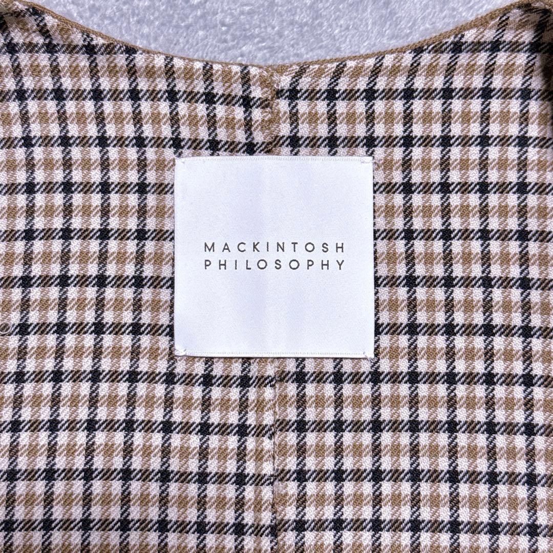 【極美品】マッキントッシュ リバーコート ダブルフェイス 金ボタン