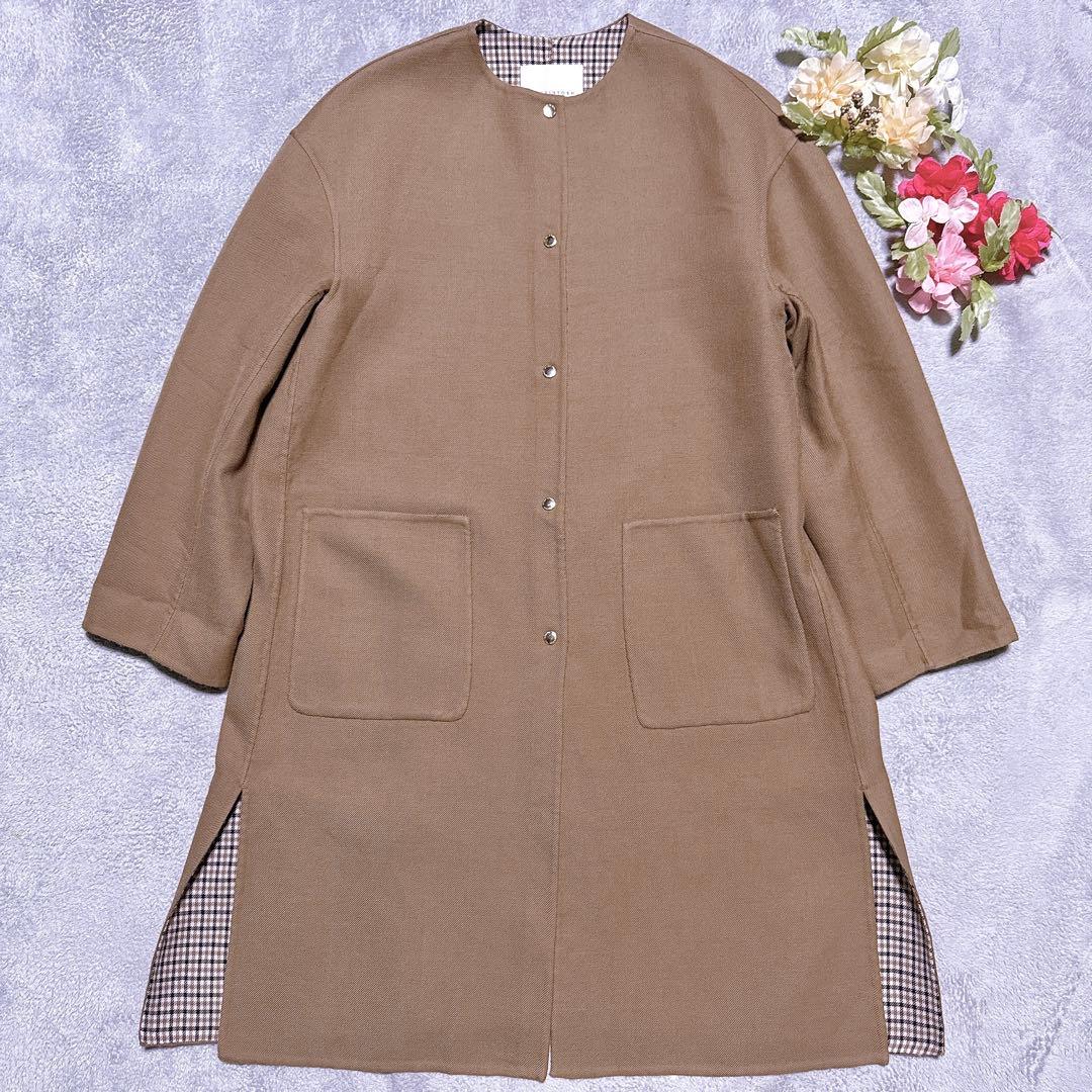 【極美品】マッキントッシュ リバーコート ダブルフェイス 金ボタン