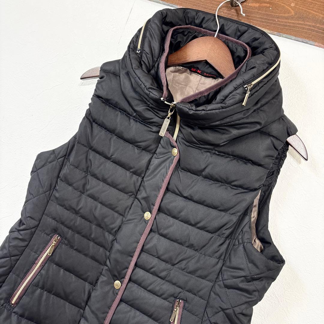 美品　大きいサイズ　ryoko kikuchi ダウンベスト