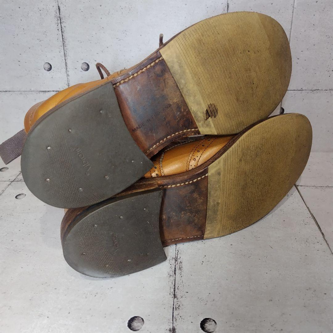 トリッカーズ カントリーブーツ 5411 UK6.5 英国製 ウイングチップ