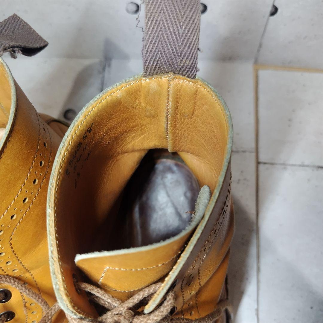 トリッカーズ カントリーブーツ 5411 UK6.5 英国製 ウイングチップ