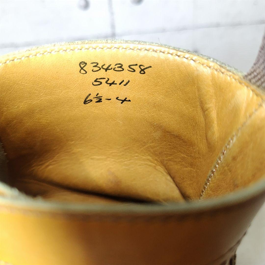 トリッカーズ カントリーブーツ 5411 UK6.5 英国製 ウイングチップ