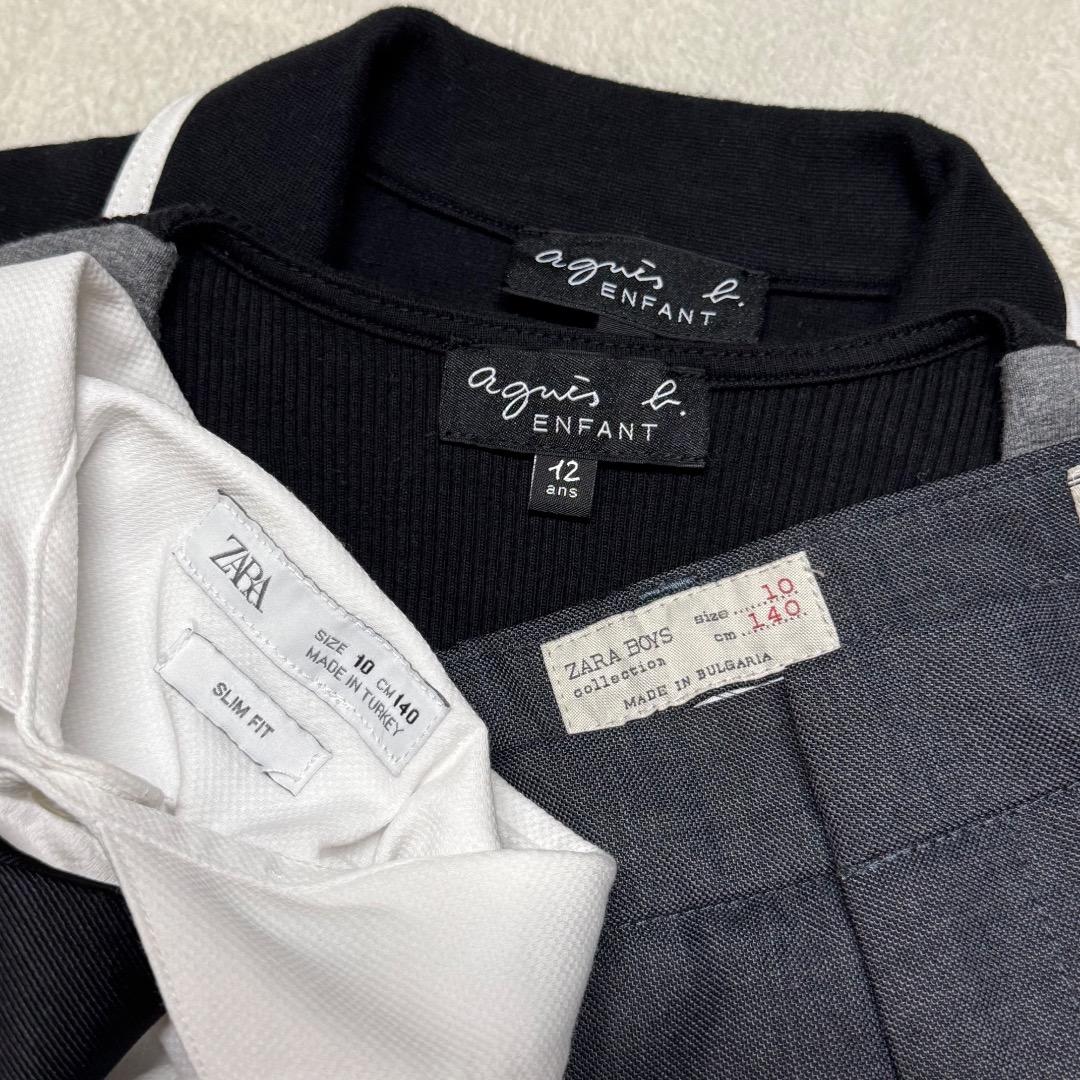 卒服　アニエスベーZARA 卒業入学式フォーマルセット　140程度　【匿名配送】