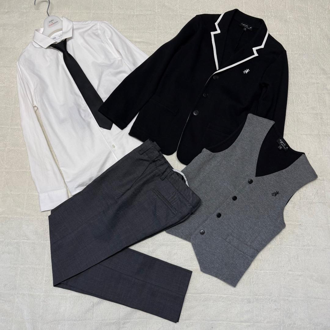 卒服　アニエスベーZARA 卒業入学式フォーマルセット　140程度　【匿名配送】