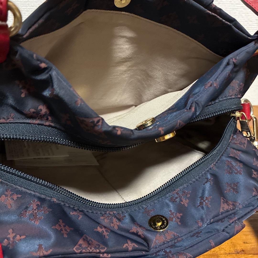 【美品】russet ラシット ナイロン レザー 2WAY ショルダーバッグ