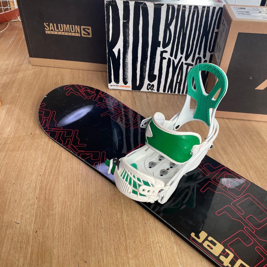 SCOOTER　名作CL　良質国産スノーボードセットOGASAKA製　バイン付