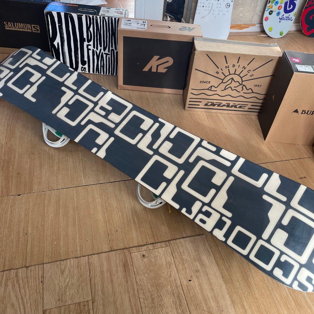 SCOOTER　名作CL　良質国産スノーボードセットOGASAKA製　バイン付