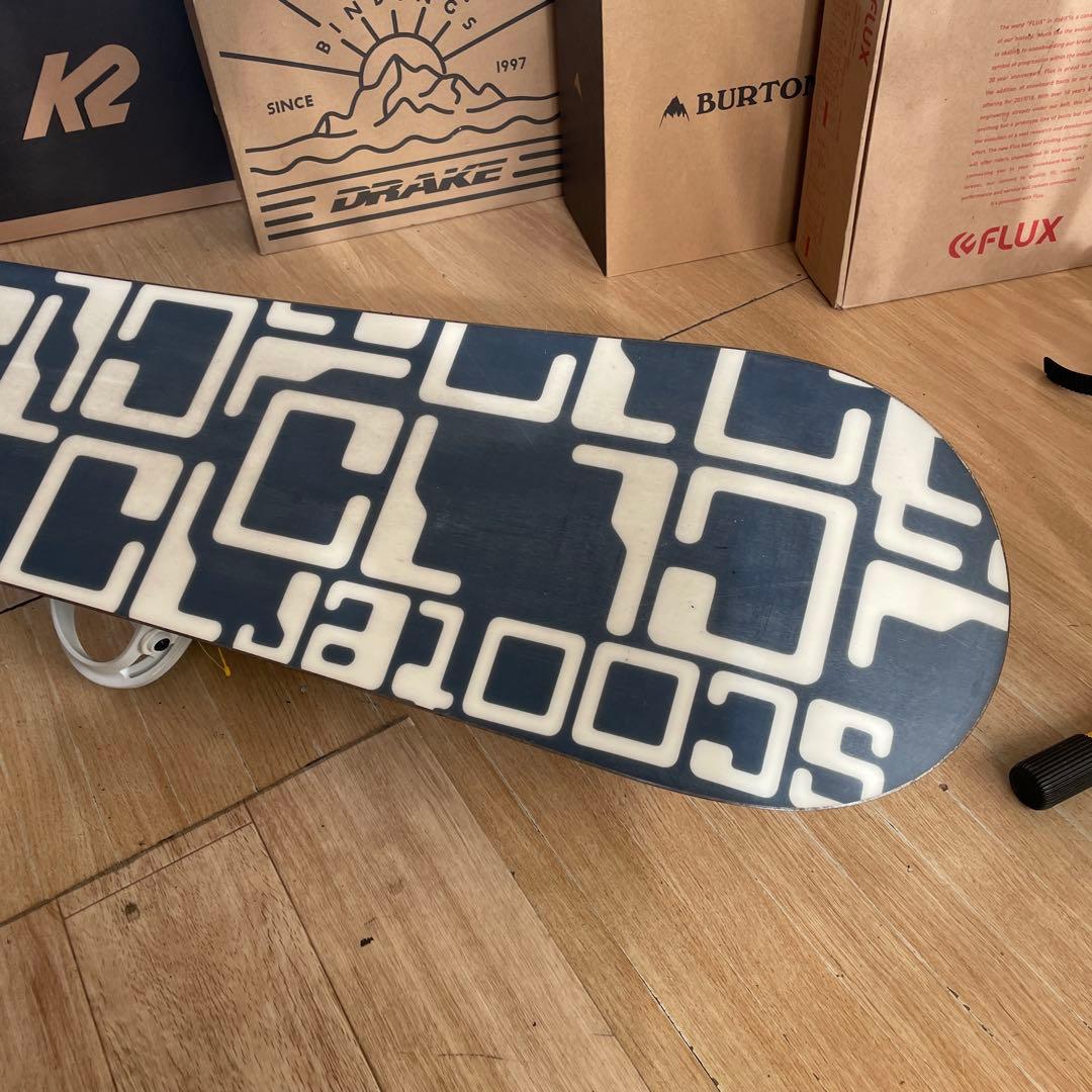 SCOOTER　名作CL　良質国産スノーボードセットOGASAKA製　バイン付