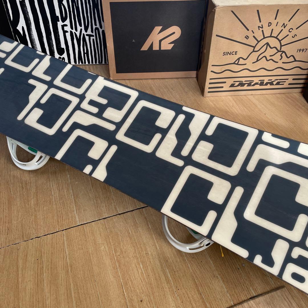 SCOOTER　名作CL　良質国産スノーボードセットOGASAKA製　バイン付