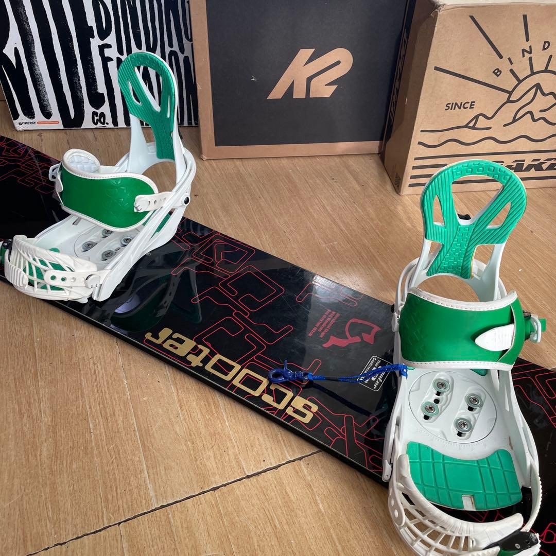 SCOOTER　名作CL　良質国産スノーボードセットOGASAKA製　バイン付